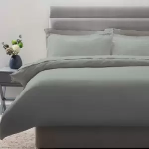 Image of Belledorm 450 Thread Count 100% Pima Cotton Duvet Cover Set, Platinum, Single