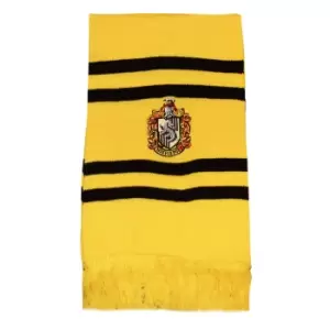Image of Harry Potter Unisex Adult Hufflepuff Scarf (One Size) (Yellow)