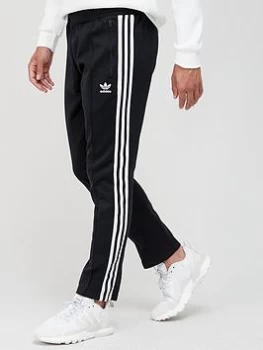 Image of adidas Originals Beckenbauer Tracksuit Bottoms - Black/White, Size L, Men