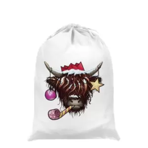 Image of Grindstore Highland Fling Santa Sack (One Size) (White)