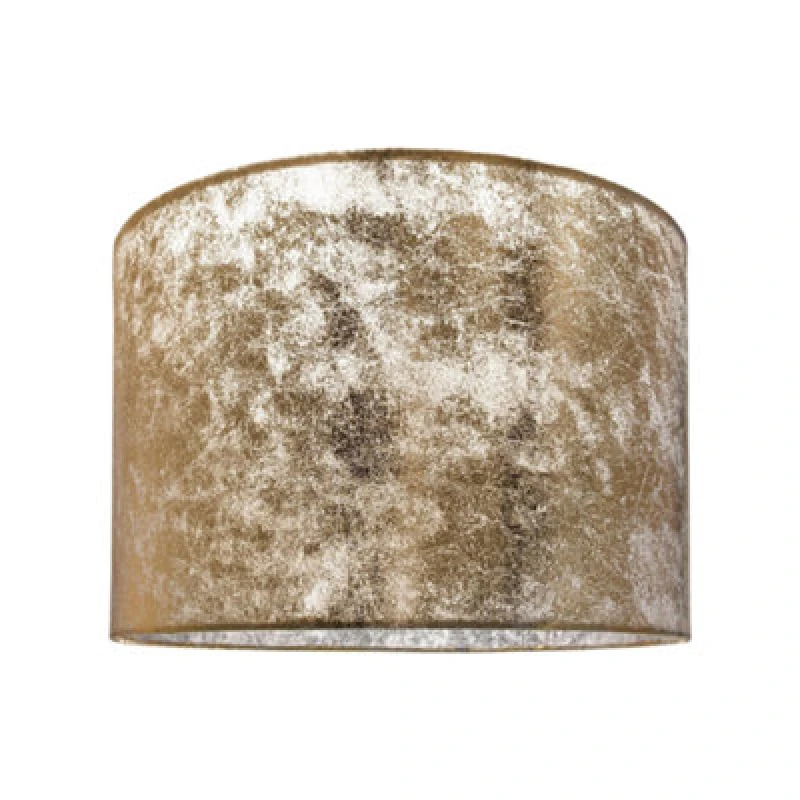 Image of Happy Homewares Modern Designer Gold Foil Effect 10 Lamp Shade For Table Or Ceiling Use