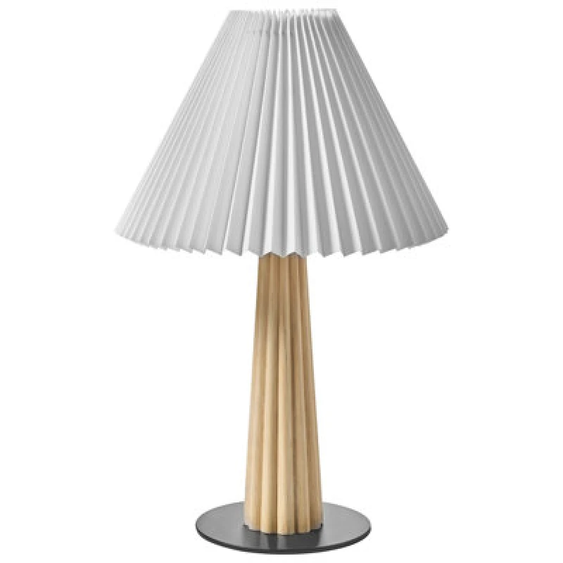 Image of Beliani Table Lamp Aligide Wood Natural