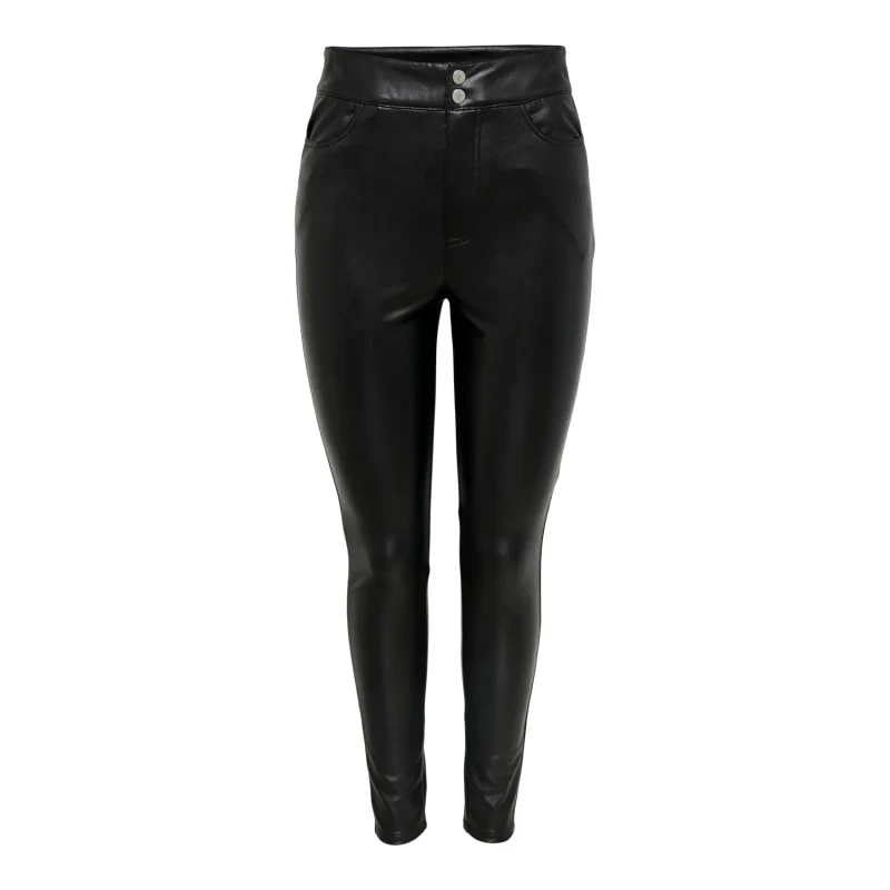 Image of Only Womens Trousers Only Jessie Noir Female S