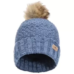 Image of Trespass Womens/Ladies Kellisa Beanie Hat (One Size) (Denim Blue)