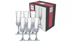 Image of Single Longchamp 140ml Crystal Champagne Flute [564273] x 6