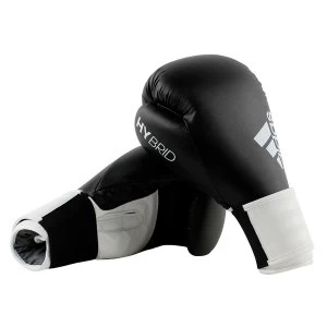 Image of Adidas 100 Hybrid Boxing Gloves Black 16oz
