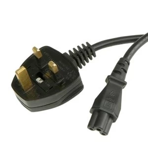 Image of UK Mains to Clover C5 1.8m Black OEM Power Cable