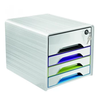Image of CEP Smoove Secure 4 Drawer Module wLock Multicolour 7-311S GM Arctic