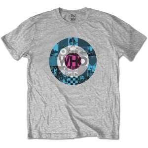 Image of The Who - Target Blocks Unisex Medium T-Shirt - Grey
