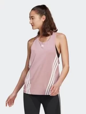 Image of adidas Trainicons Tank Top, White/Green Size M Women