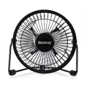 Image of Beldray Black Mini USB Desk Fan 4