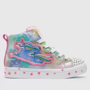 Image of SKECHERS Multi Twi-lites 2.0 Girls Junior Trainers