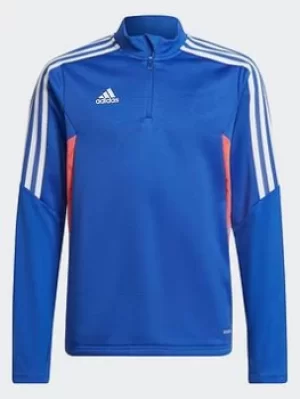 Image of Boys, adidas Condivo 22 Predator Track Top, Blue, Size 5-6 Years
