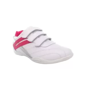 Image of Dek Womens/Ladies Raven 3 Touch Fastening Trainers (5 UK) (White/Fuchsia)