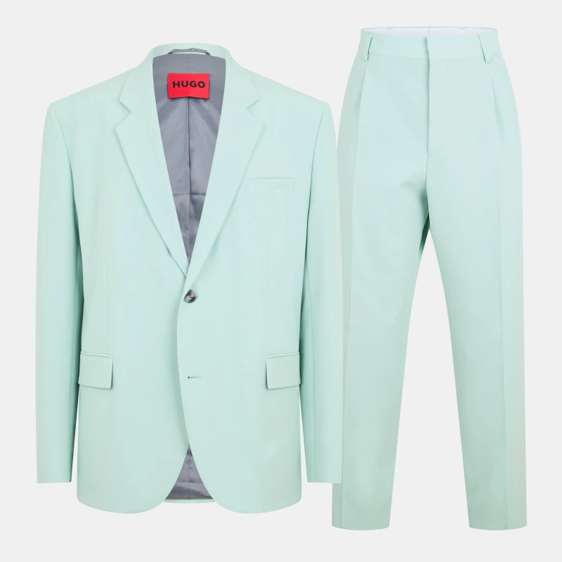 Image of Boss Kris Teaganfx Suit Pastel Green male 38 (48)