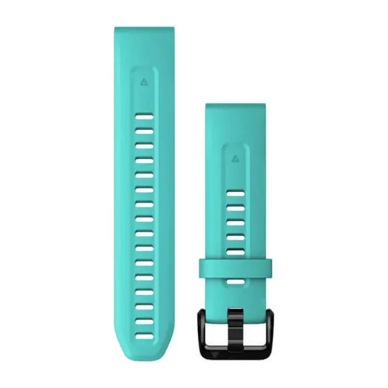 Image of Garmin 010-13102-05 QuickFit 20mm Strap Only Aqua Silicone Watch