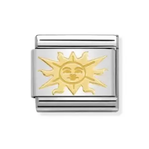 Image of Nomination Classic Gold Sun Charm
