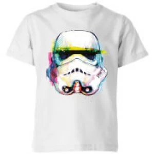 Image of Star Wars Stormtrooper Paintbrush Kids T-Shirt - White - 7-8 Years - White