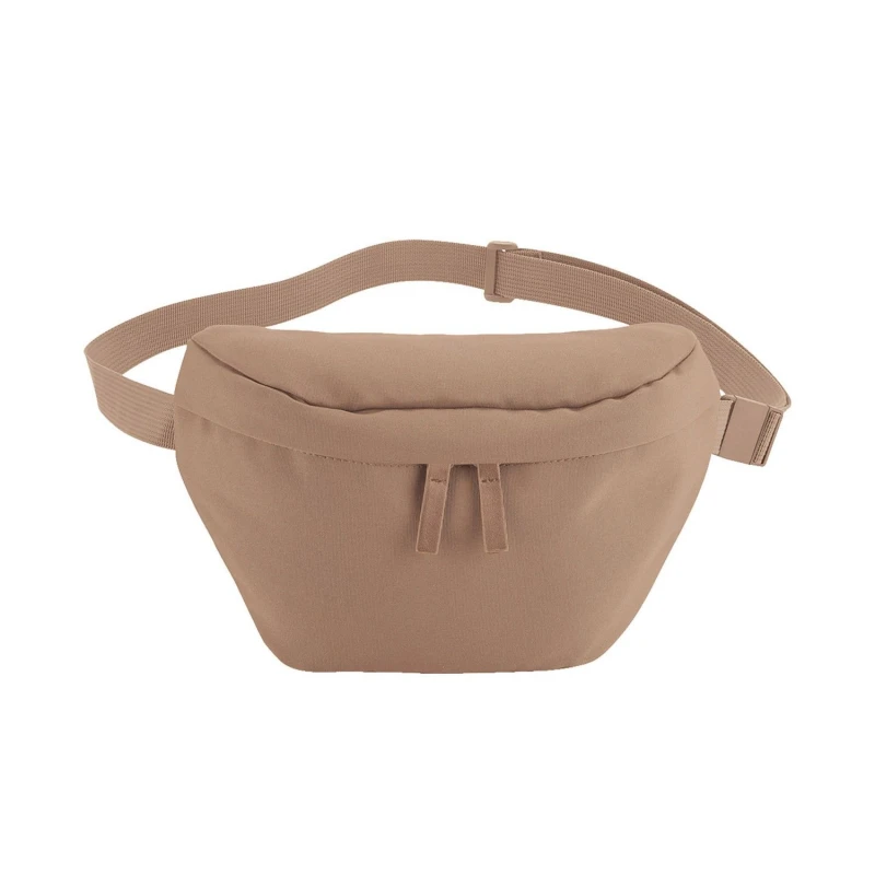 Image of Bagbase Simplicity Waist Bag in Light Brown Light Brown Unisex One Size