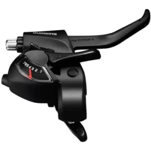 Image of Shimano EF41 EZ Fire Plus 3 x 7 Speed STI Shifters - Black