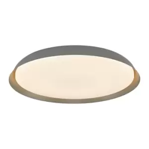 Image of Piso LED Semi Flush Light Grey, 2200-2700K