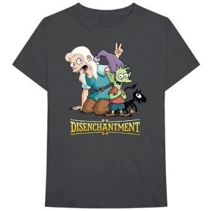 Image of Disenchantment - Group Unisex Large T-Shirt - Grey
