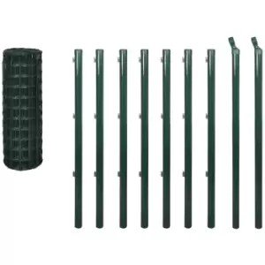 Image of Vidaxl - Euro Fence Steel 10x1.0 m Green Green