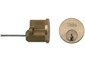 Image of Yale Replacement Cylinder Polished Brass