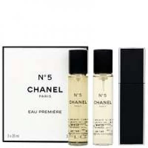 Image of Chanel No. 5 Eau Premiere Refillable Purse Spray 20ml and 2 x 20ml Refills