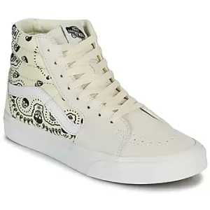 Image of Vans Ua Sk8-Hi (Bandana), (Bandana) Classic Wht/Blk, size: 7, Unisex, Trainers, VN0A32QG42S1