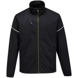 Image of Portwest T620BKRM - sz PW3 Flex Shell Jacket - Black