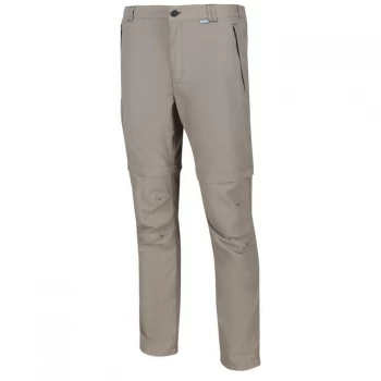 Image of Regatta Leesville II Zip Off Walking Trousers(Regular Leg - Parchment