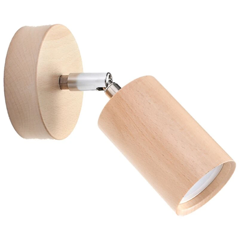 Image of Sollux Lighting Scandinavian Wall Lamp 20x10x20cm 1xLight Brown