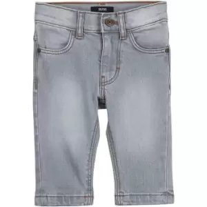 Image of Boss Slim fit stretch cotton jeans - Grey