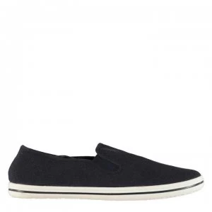Image of Slazenger Mens Slip On Canvas Shoes - Navy