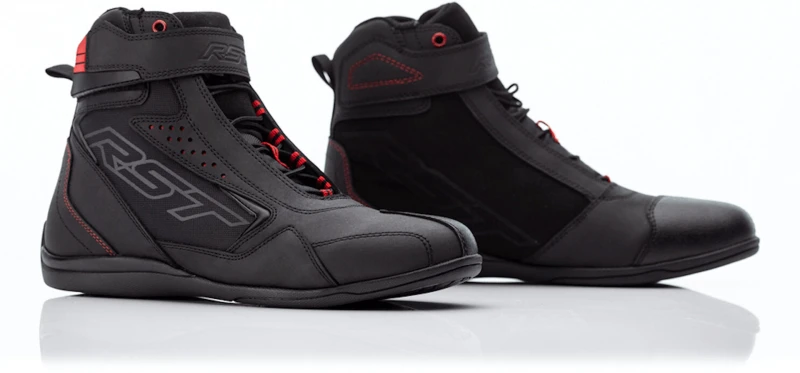Image of RST Frontier Boots Black Red Size 40