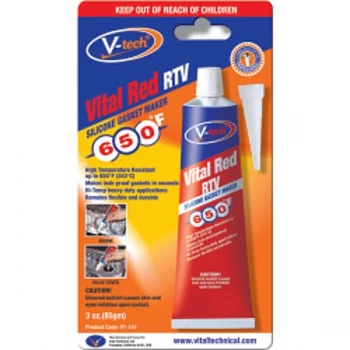 Image of Streetwize V-Tech Gasket Makers - 85g Vital Red RTV