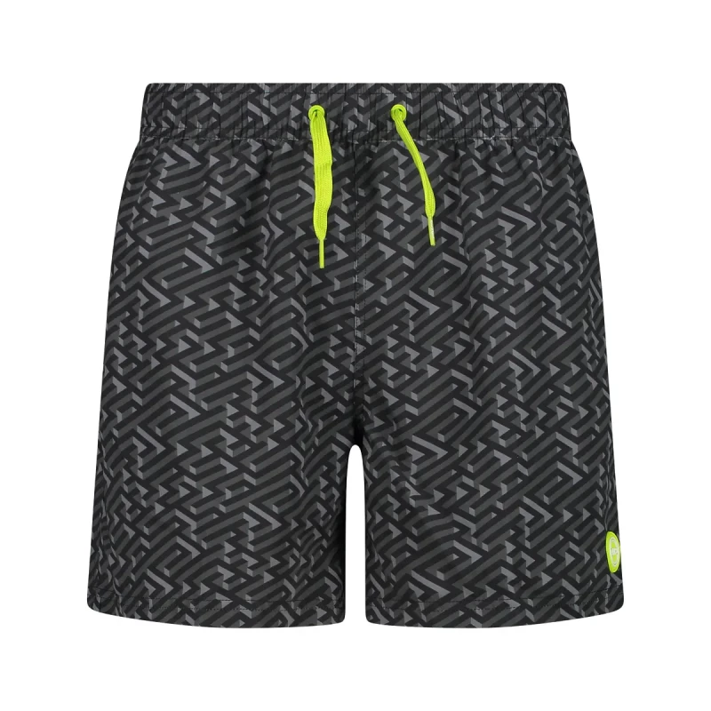 Image of Geometric pattern swim shorts CMP Noir Male 3XL