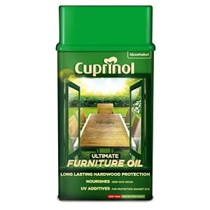 Image of Cuprinol Ultimate Mahogany Furniture Wood oil 1L