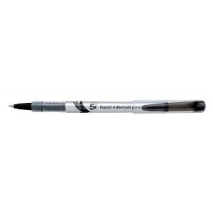 Image of 5 Star Elite Rollerball Pen Liquid Fine 0.7mm Tip 0.5mm Line Black Pack 12