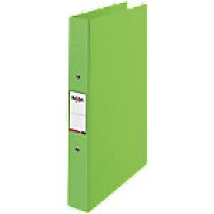 Image of Rexel Ring Binder 2 ring 25mm Polypropylene Green