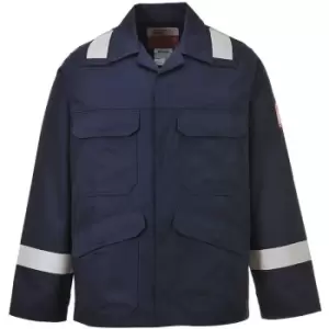 Image of Portwest FR25NARXL - sz XL Bizflame Plus Jacket - FR25 Navy - Navy