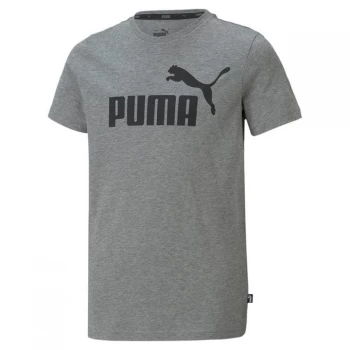 Image of Puma No1 Logo T Shirt - Med Grey