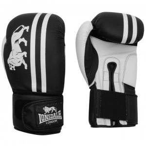 Image of Lonsdale Club Sparring Gloves - Black/White