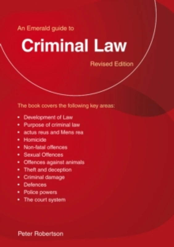 Image of An Emerald Guide To Criminal Law : Revised Edition Paperback / softback