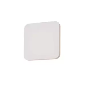 Image of Wall Light Smooth White Plaster 8W LED Bulb Included Living Room