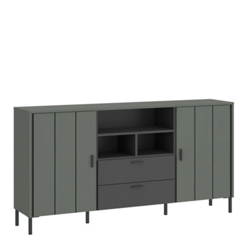 Image of Furniture To Go Arundel Sideboard 2 Door 2 Drawer In Green/grey