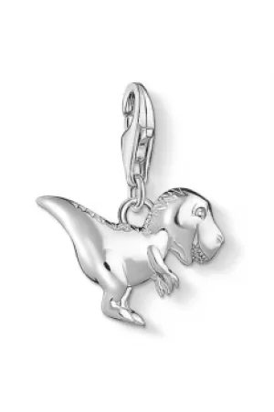 Image of Ladies Thomas Sabo Sterling Silver Charm Club Dinosaur Charm 1474-001-12