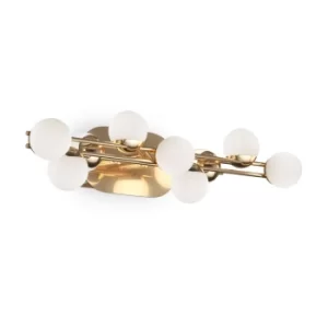 Image of Modern Tessara Integrated LED Gold Wall Lamp