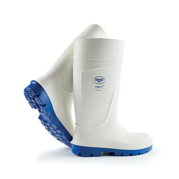 Image of Steplite Bekina Steplite Easygrip Steel Toe Cap Neotane S4 Safety Boots 1 Pair White 08 BNPAN3P105308